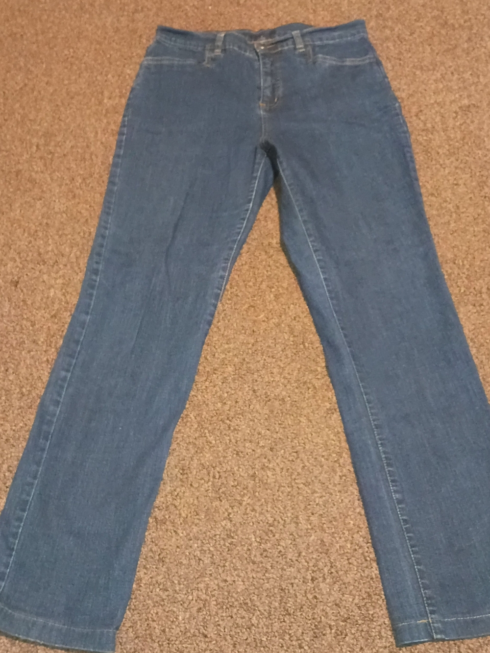 Westbound Women's Boot Cut Jeans in Mid Blue Denim 8 Long